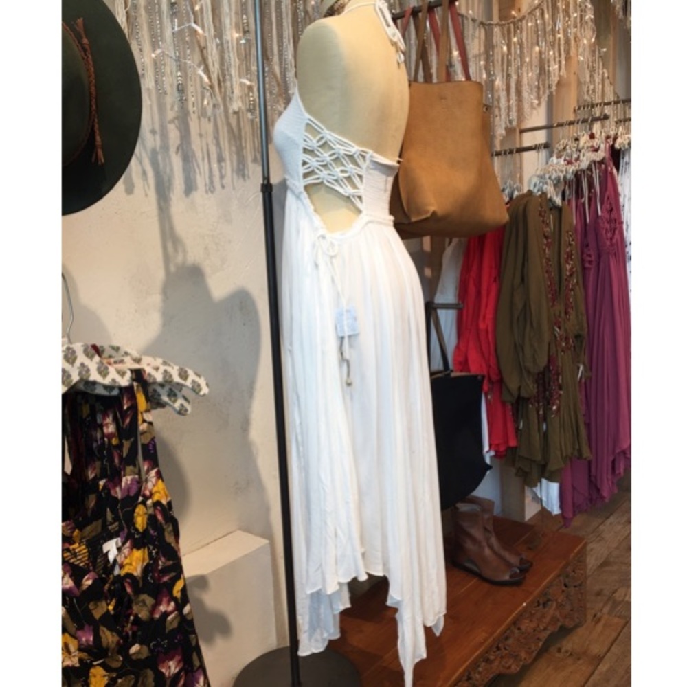 Free People Crotchet Top Halter Dress